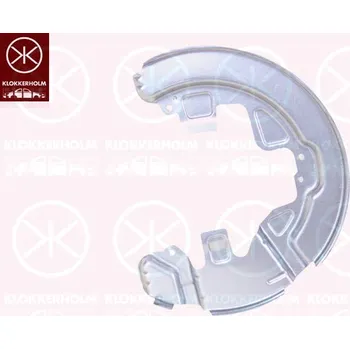 Brzdový kotouč Ochranný plech proti rozstřikování, brzdový kotouč KLOKKERHOLM 9022377