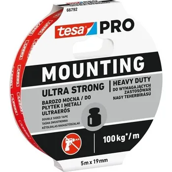 Lepicí páska Montážní páska Tesa PRO, ultra pevná, 19 mm x 5 m