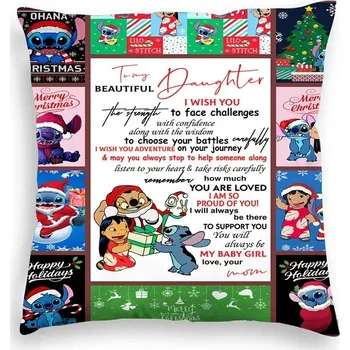 Povlak na dekorativní polštářek Povlak na polštář Lilo &amp; Stitch 45x45 cm - 19