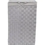 Šedý koš na prádlo s víkem Compactor Laundry Basket Linen, výška 60 cm ID_1324620