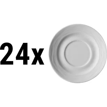 Talíř G.Gastro (24 pieces) Sea Wave Coffee & Tea Saucers – White - Porcelain - Flat - Fits KTTSWK230