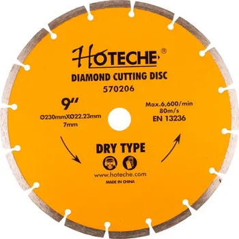 Řezný kotouč Diamantový řezný kotouč 230 mm, segmentový - HT570206