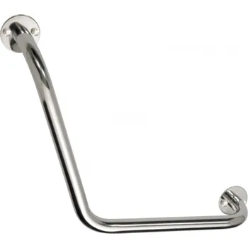 Madlo do koupelny wela BÍLÉ úhlové madlo 135° PREMIUM a x b: 25 cm x 25 cm, Průměr: 30 mm