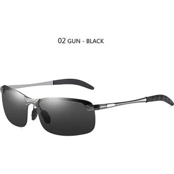 Luxusní polarizační sluneční brýle pro muže UV400 - 02 PISTOLE - ČERNÁ