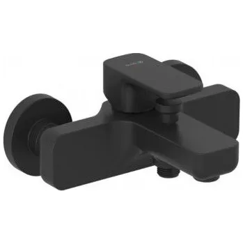 Vodovodní baterie Kludi Renon vanová a sprchová jednopáková baterie, černá mat (426913975)