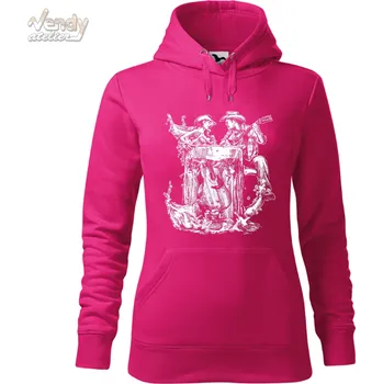 Pánská mikina Mikina - Pivo a zpěv Barva: Purpurová (40), Velikost: XS, Střih: Dámské