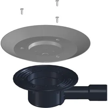 Odvodňovací žlab HL těleso podlahové vpusti s vodorovným odtokem DN40/50, bez nástavce (HL510K-3020)