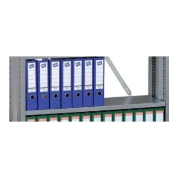 Prodejní regál Police 1240x300 vč. háčků, lak k regálu Variant