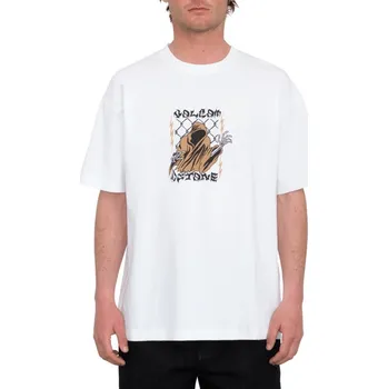 Pánské tričko volcom Pánské triko thundertaker tee white