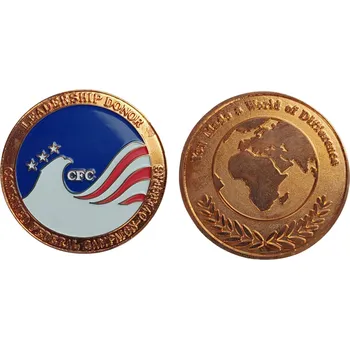 ARMÁDNÍ ORIGINÁL US ARMY Pamětní mince Orlí dárce Eagle Donor CFC