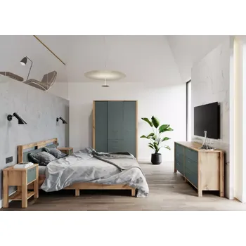 Obývací stěna INDYGO green ložnice