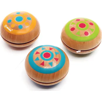 Dřevěná hračka Svoora - Dřevěné Jo-Jo Indie - zelená