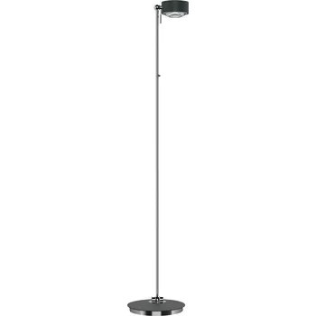 Lampička Top Light Puk Maxx Floor Mini LED matný/čirý, antracitově matný - Ø hlavy 12 cm, délka kabelu 240 cm antracit matný, chrom, čirý, satinovaný 2 x 10 W LED - Doprava zdarma