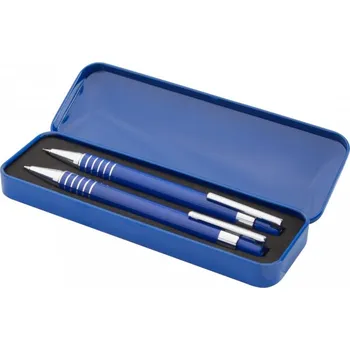 Reklamní Twinox sada kuličkového pera a mechanické tužky, modrá