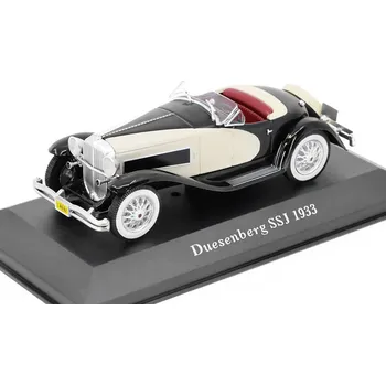autíčko Duesenberg SSJ 1933 1:43 - Altaya časopis s modelem Duesenberg SSJ 1933 - kovový model auta
