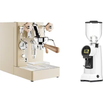 Kávovar Lelit Mara PL62X V2, gold + Eureka Helios 65, white