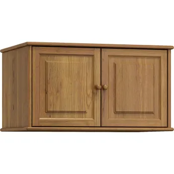 Šatní skříň Nástavec BHAGIRA 2, masiv borovice, moření: dub + vyzvednutí ZDARMA