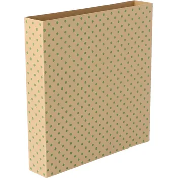 Jednorázové nádobí Reklamní CreaSleeve Kraft 403 papírový kraftový rukáv na zakázku, přírodní