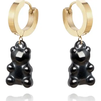 Náušnice Flamenco Mystique Elegantní a Stylové Náušnice ze Stali Chirurgické Pozlacené 14k Zlatem, světlé zlato, s Anglickým Zapiětím