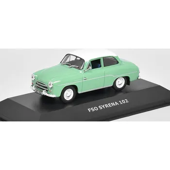 autíčko FSO Syrena 102 1:43 - DeAgostini Legendy FSO časopis s modelem #35 FSO Syrena 102 - kovový model auta