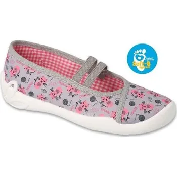 Chlapecké bačkory dívčí baleríny Befado 116Y327 s kočičkami velikost 34