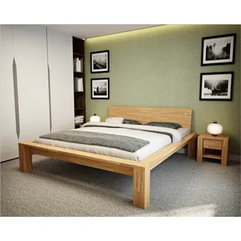 Postel Postel Aalborg 160x200 cm masiv dub + rošt ZDARMA