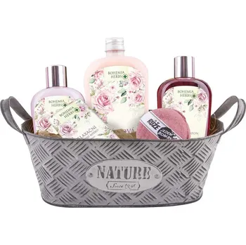 Dárkový potravinový koš Dárkový box – s extrakty z šípků a květů růže
