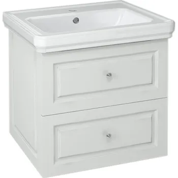 Nábytek VIOLETA um. skříňka 53,5x52x42,5cm + um. 8731111, bílá pololesk