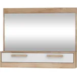 Zrcadlo GATTON s dvířky, dub sonoma/bílý lesk, 5 let záruka + vyzvednutí ZDARMA