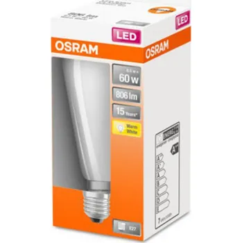 Lampička OSRAM Classic ST LED žárovka E27 6,5W 2 700K opál