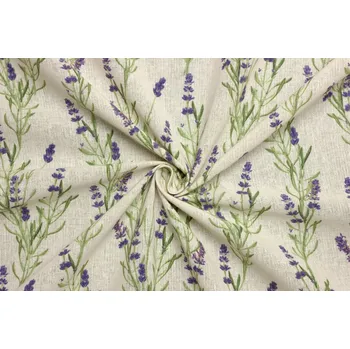 Len dekorační směsový - Levandule