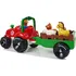 autíčko LEAN Toys 8297 traktor s přívěsem a zvířátky
