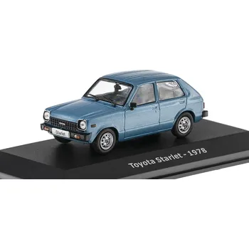 autíčko Toyota Starlet 1978 1:43 - Hachette časopis s modelem Toyota Starlet 1978 - kovový model auta