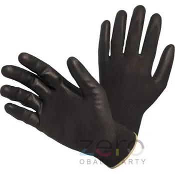 Pracovní rukavice Rukavice pracovní nylonové 'model 470' - č. 7 (černá)