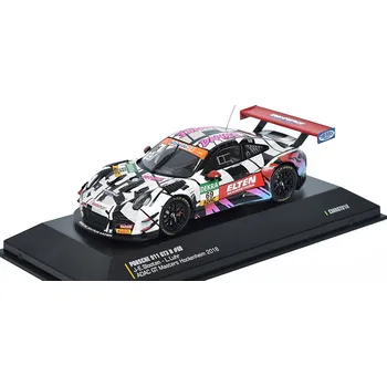 autíčko Porsche 911 GT3 R #69 ADAC GT Masters Nurburgring 2018 - 1:43 IXO Models PORSCHE 911 GT3 R N69 - kovový model auta