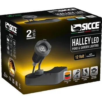 Osvětlení do akvária SICCE HALLEY LED 3.7 W 12 V - c jezírkové osvětlení včetně barevných čoček