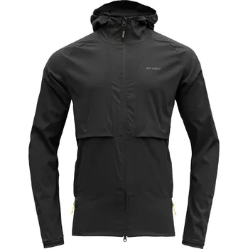 Pánská merino bunda na běh DEVOLD Running Merino Jkt Man, Caviar - M