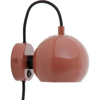 Lampička FRANDSEN nástěnné svítidlo Ball Magnet, červené - Délka přívodního kabelu 230 cm červená 1 x 25 W - Doprava zdarma