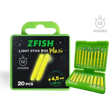 Zfish chemické světlo box 20ks - Velikost 4,5x39mm