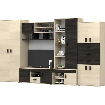 Obývací stěna Obývací stěna ERASMO s TV stolkem, jasan/dub canterbury +možnost VÝNOSU + vyzvednutí ZDARMA