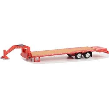 autíčko Gooseneck trailer červená 1:64 Přives - Autotrailer - model 1/64