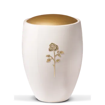 Smuteční dekorace Keramická urna Elona - Růže