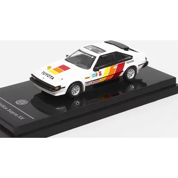 autíčko Toyota Celica Supra XX Alpine Rallye 1984 1:64 - PARAGON Models Toyota Celica Supra Alpine Rally 1984 - kovový model auta 1/64