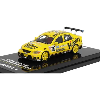 autíčko Toyota Altezza RS200 #163 "H Factory" Super Taikyu 2002 1:64 - INNO Models Toyota Altezza RS200 No.163 H Factory N1 Super Taikyu 2002 - kovový model auta