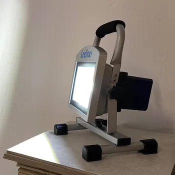 Lampička Ledino LED stavební reflektor Köpenick 209, 20W 10,4Ah stříbrná, černá, čirá LED celkem 20 W - Doprava zdarma