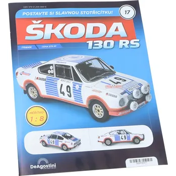 autíčko DeAgostini Škoda 130 RS 1:8 - časopis #17 se stavebnicí Škoda 130 RS 1:8 - časopis #17 se stavebnicí