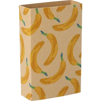 Jednorázové nádobí Reklamní CreaSleeve Kraft 201 papírový kraftový rukáv na zakázku, přírodní