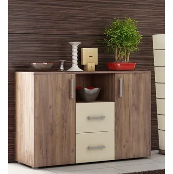 Komoda Komoda MANGONA, craft tobaco/krém, 5 let záruka + vyzvednutí ZDARMA