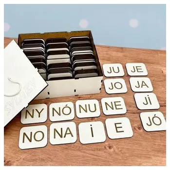 Předškolní výuka Sylabowy box - sylaby otwarte