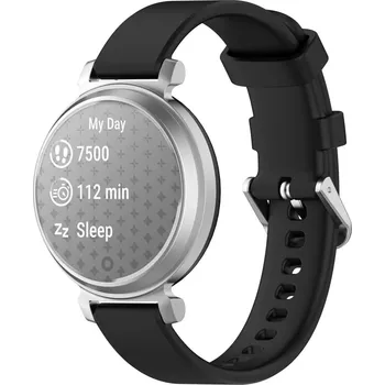 Příslušenství k chytrým hodinkám eses Silikonový řemínek pro Garmin Lily 2 a Garmin Lily 2 Active - Černý, 14 mm